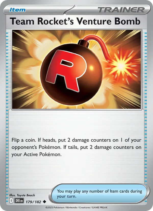 Team Rocket's Venture Bomb Destined Rivals 179/182