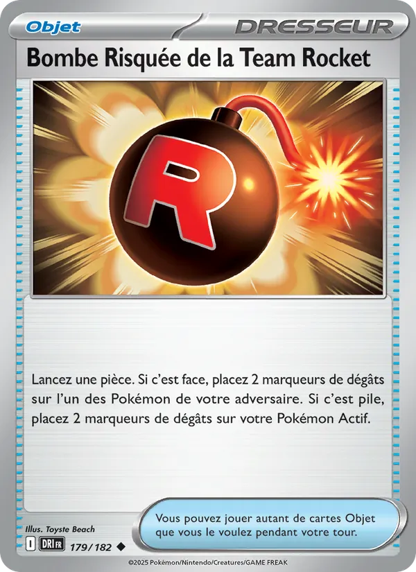 Bombe Risquée de la Team Rocket Rivalités Destinées 179/182