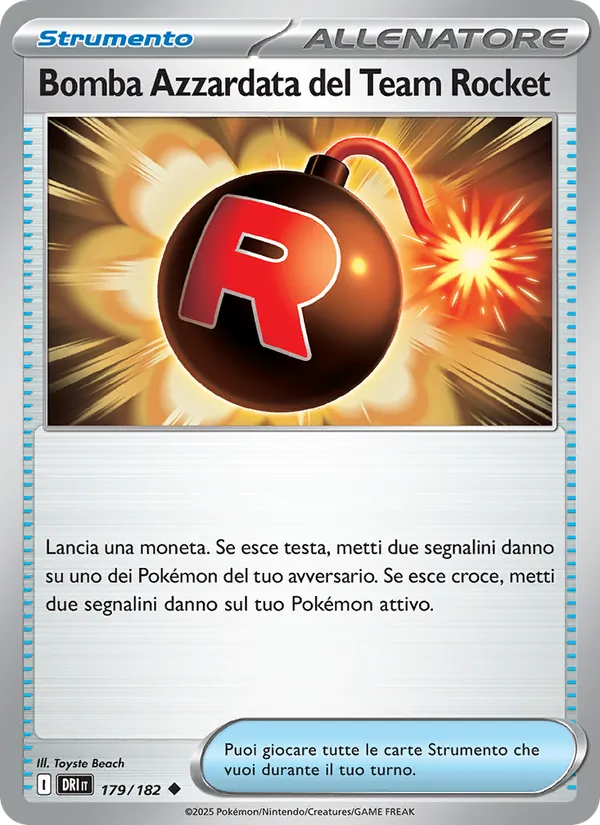 Bomba Azzardata del Team Rocket Rivali Predestinati 179/182