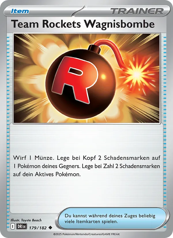 Team Rockets Wagnisbombe Ewige Rivalen 179/182
