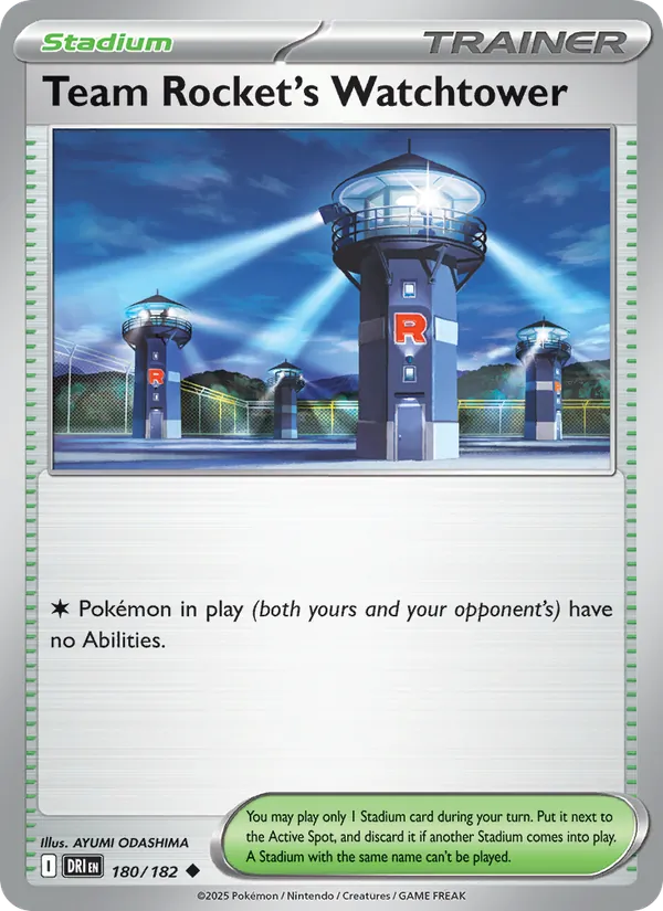 Team Rocket's Watchtower Destined Rivals 180/182
