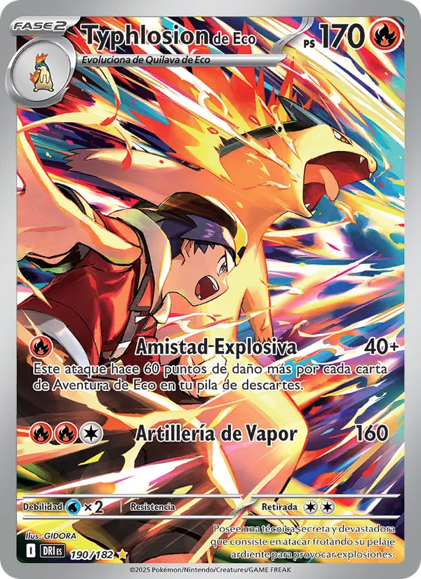 Typhlosion de Eco Rivales Predestinados 190/182