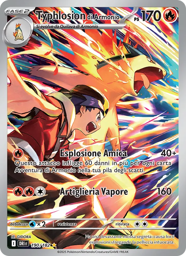Typhlosion di Armonio Rivali Predestinati 190/182