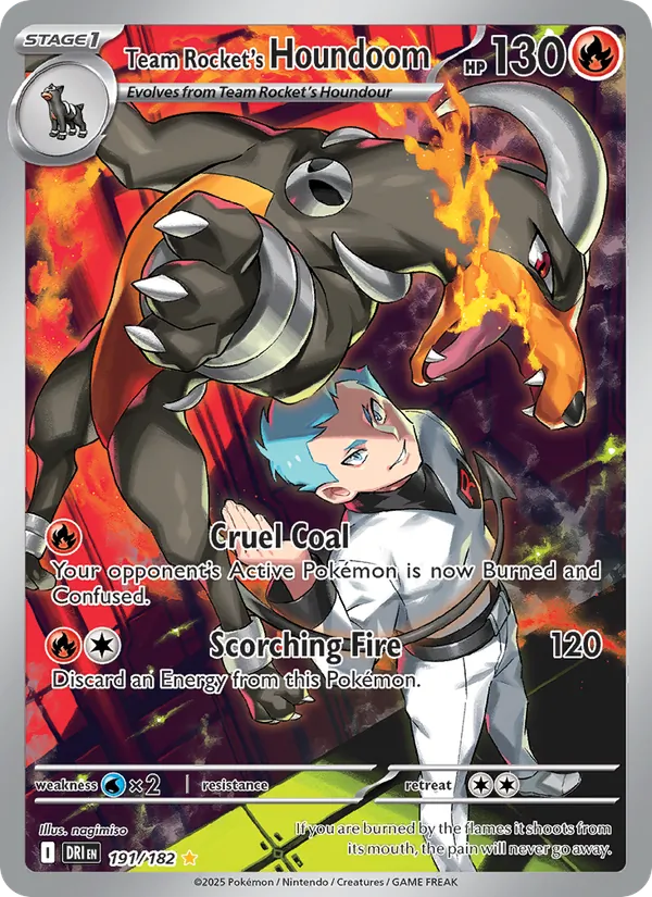 Team Rocket's Houndoom Destined Rivals 191/182