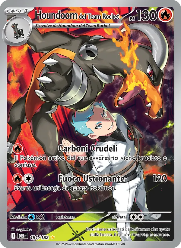 Houndoom del Team Rocket Rivali Predestinati 191/182