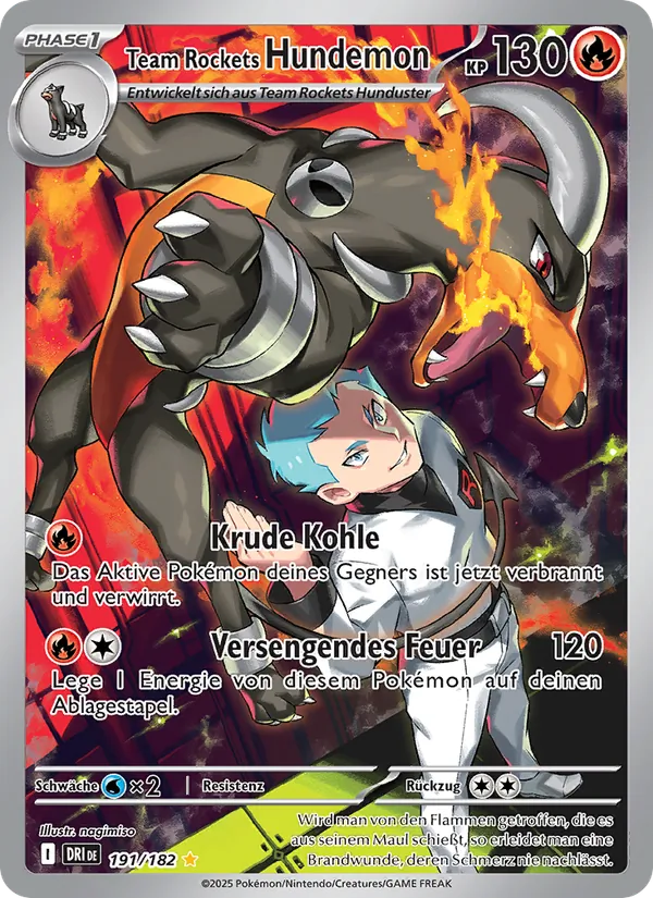 Team Rockets Hundemon Ewige Rivalen 191/182