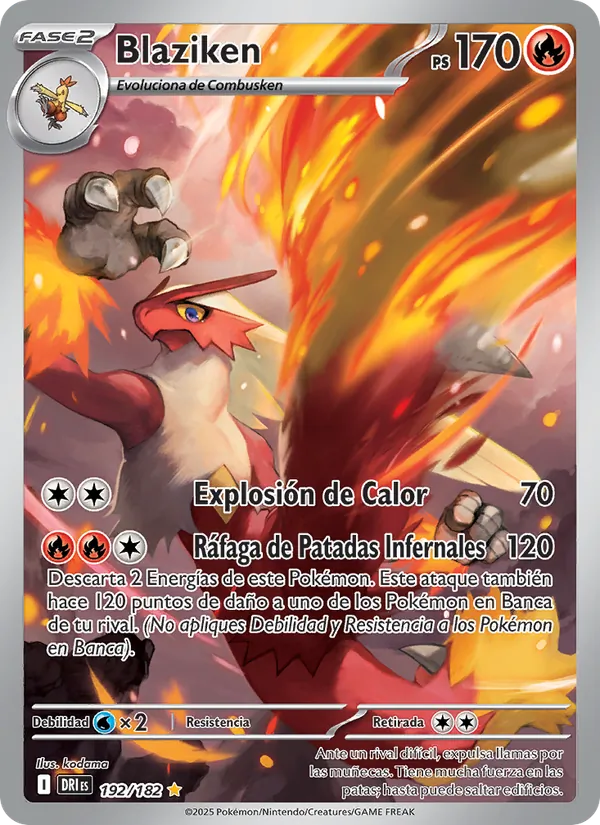 Blaziken Rivales Predestinados 192/182