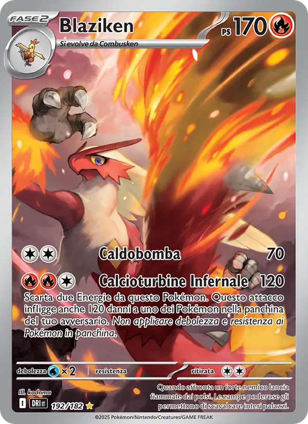 Blaziken Rivali Predestinati 192/182