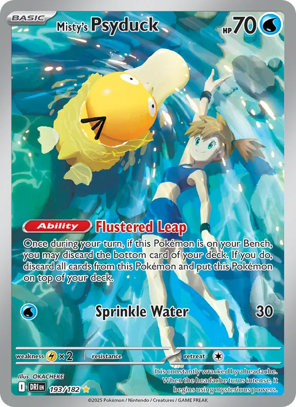 Misty's Psyduck Destined Rivals 193/182
