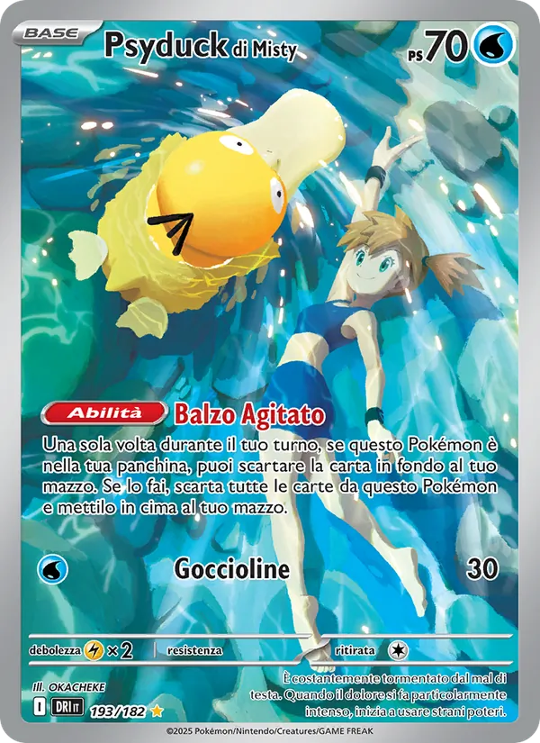 Psyduck di Misty Rivali Predestinati 193/182