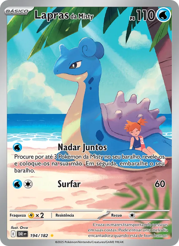 Lapras da Misty Rivais Predestinados 194/182