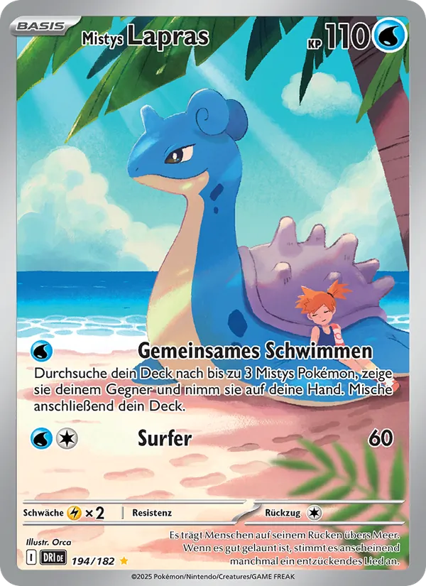 Mistys Lapras Ewige Rivalen 194/182