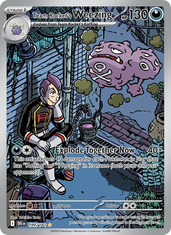 Team Rocket's Weezing Destined Rivals 199/182