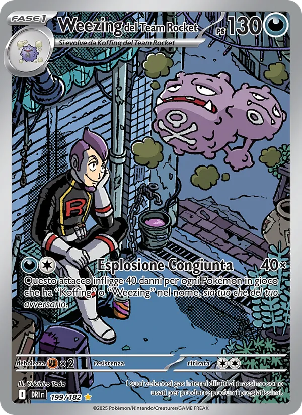 Weezing del Team Rocket Rivali Predestinati 199/182