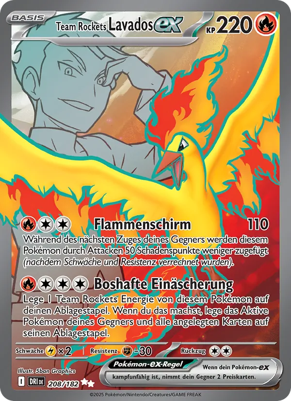 Team Rockets Lavados-ex Ewige Rivalen 208/182