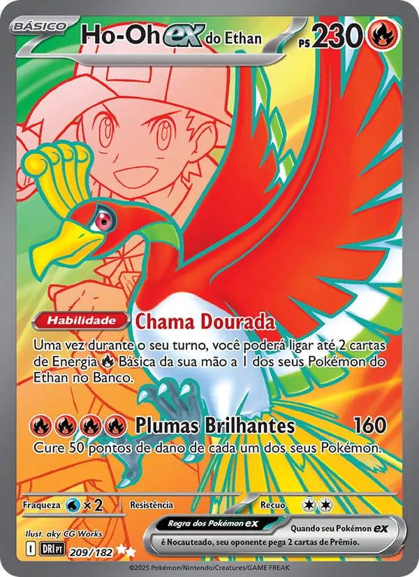 Ho-Oh ex do Ethan Rivais Predestinados 209/182
