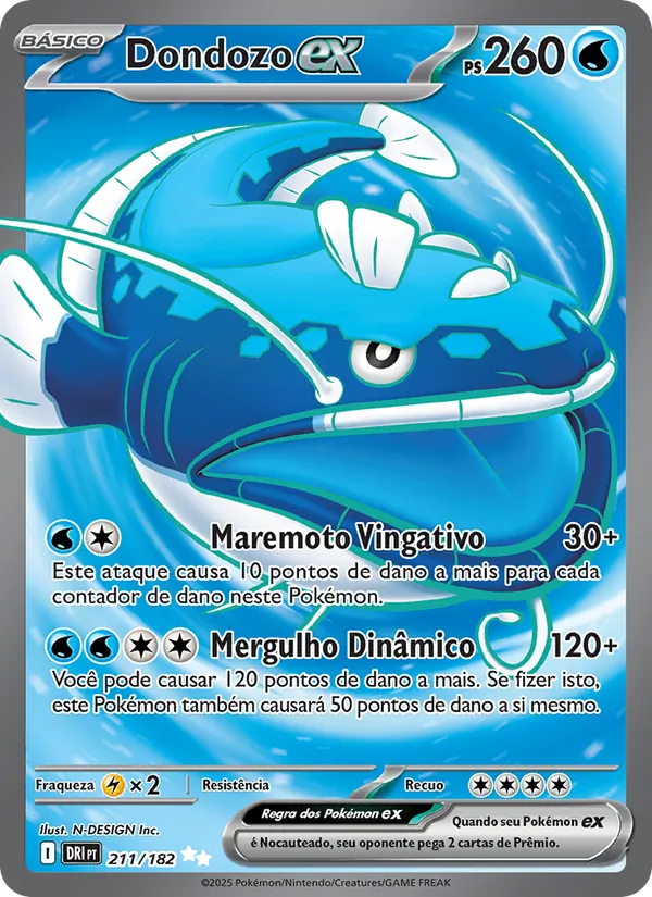 Dondozo ex Rivais Predestinados 211/182