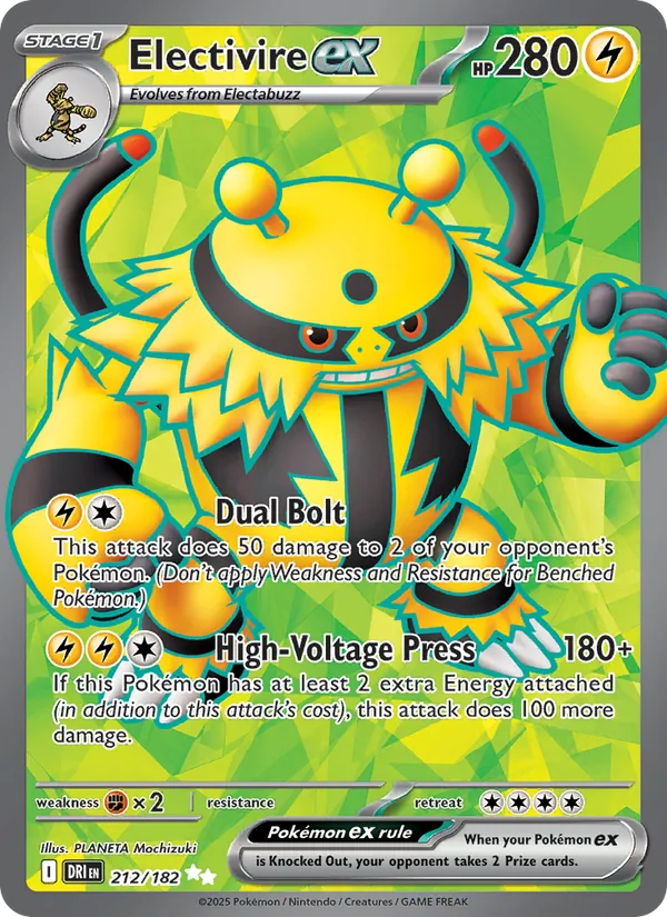 Electivire ex Destined Rivals 212/182