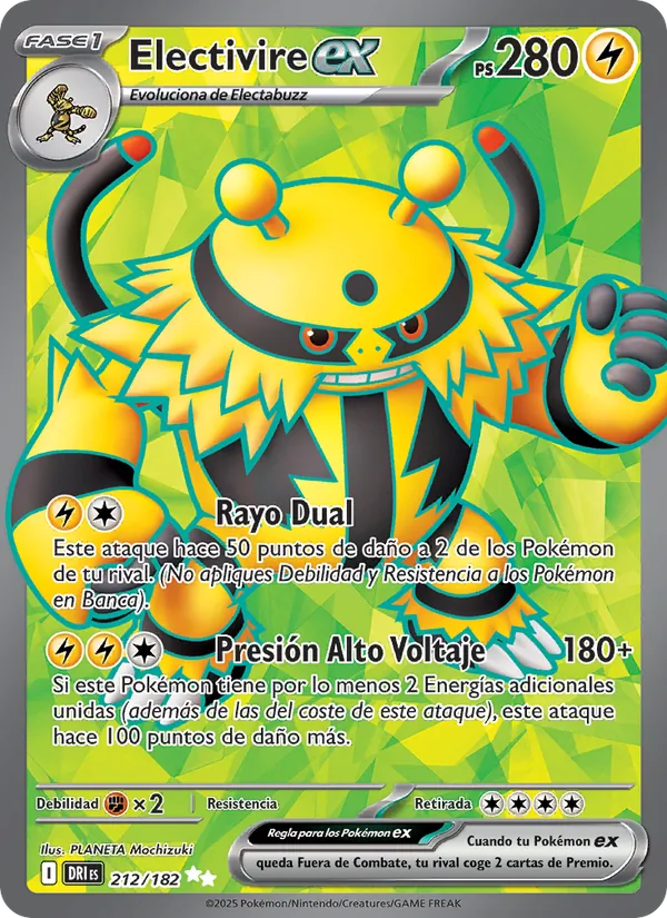 Electivire ex Rivales Predestinados 212/182