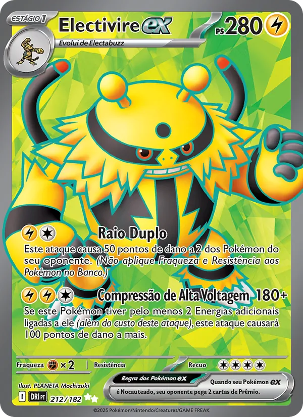 Electivire ex Rivais Predestinados 212/182