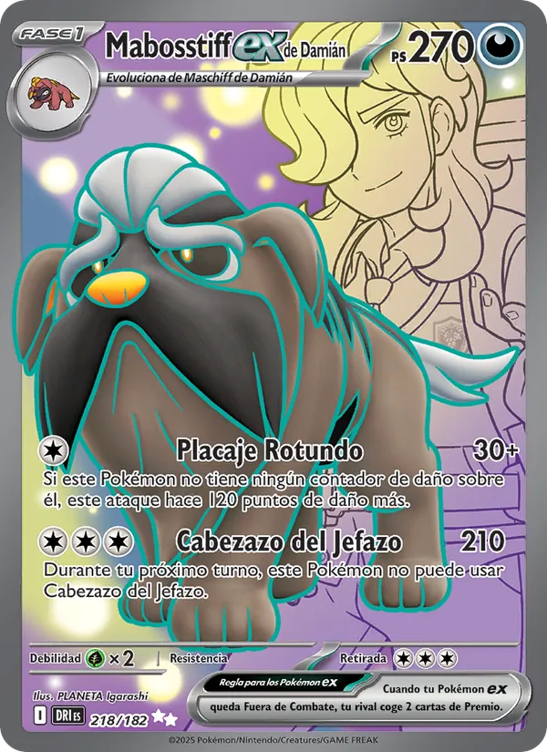 Mabosstiff ex de Damián Rivales Predestinados 218/182