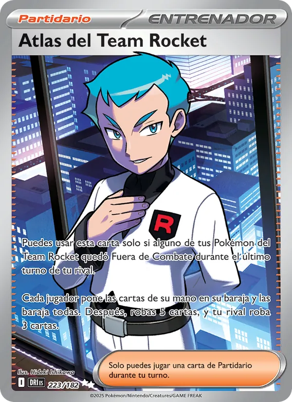 Atlas del Team Rocket Rivales Predestinados 223/182