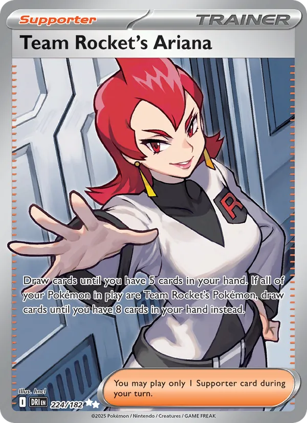 Team Rocket's Ariana Destined Rivals 224/182
