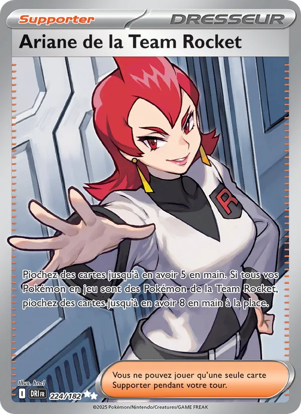 Ariane de la Team Rocket Rivalités Destinées 224/182