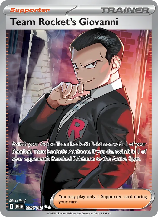 Team Rocket's Giovanni Destined Rivals 225/182