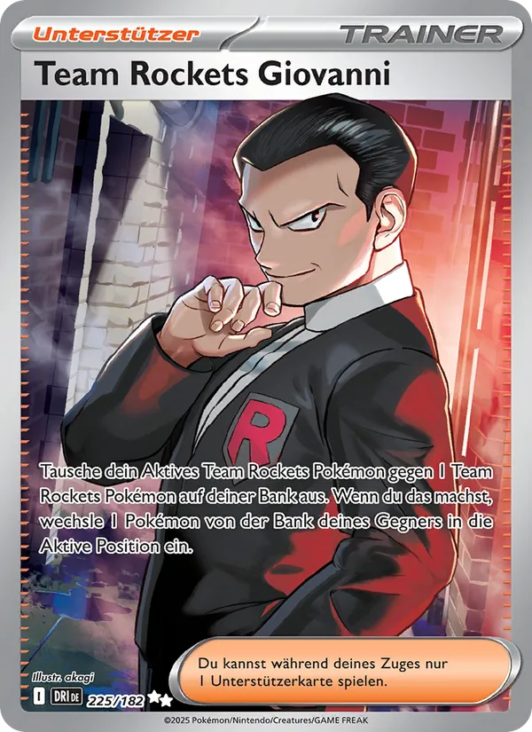 Team Rockets Giovanni Ewige Rivalen 225/182