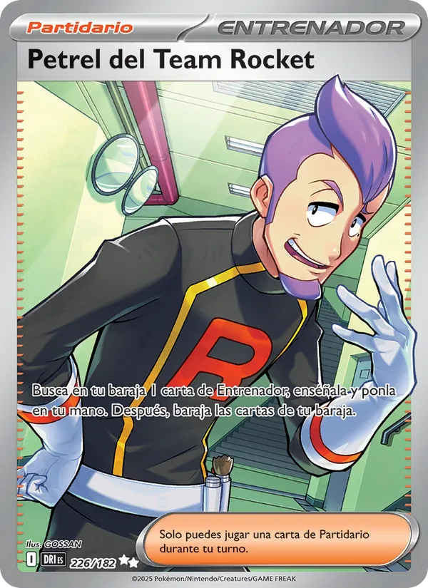 Petrel del Team Rocket Rivales Predestinados 226/182