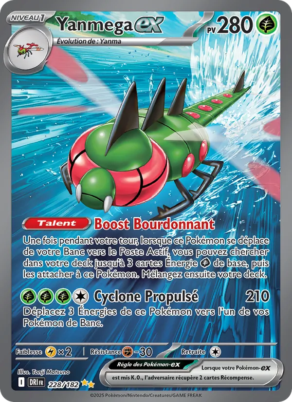Yanmega-ex Rivalités Destinées 228/182