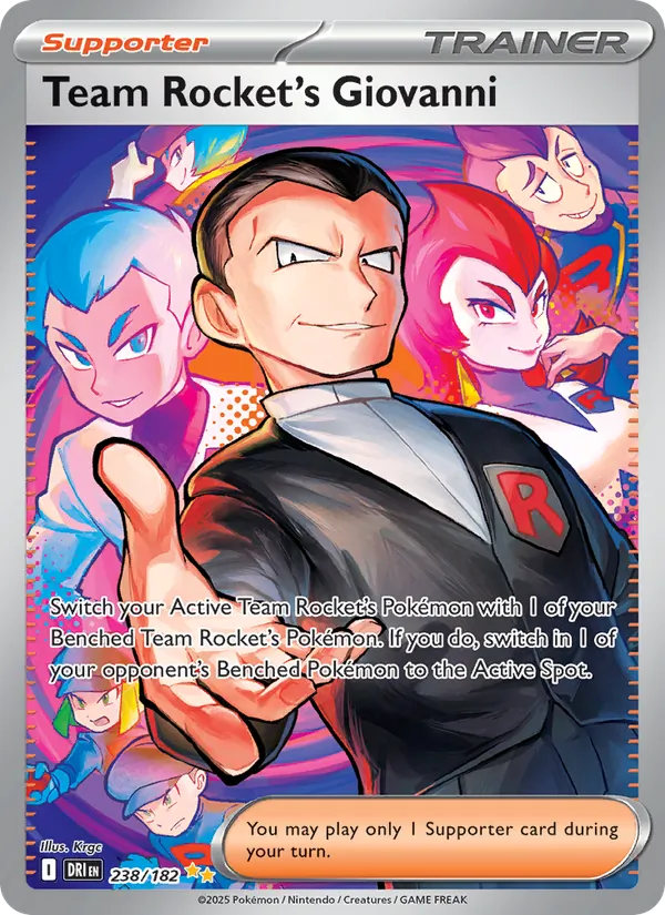 Team Rocket's Giovanni Destined Rivals 238/182