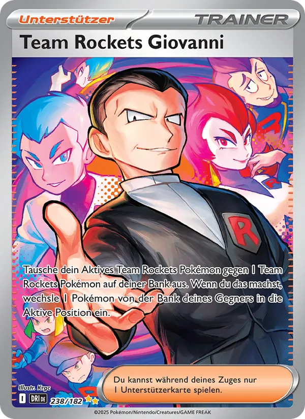 Team Rockets Giovanni Ewige Rivalen 238/182