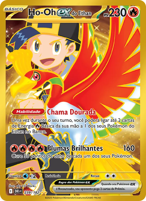 Ho-Oh ex do Ethan Rivais Predestinados 239/182