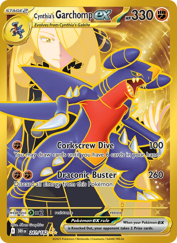 Cynthia's Garchomp ex Destined Rivals 241/182