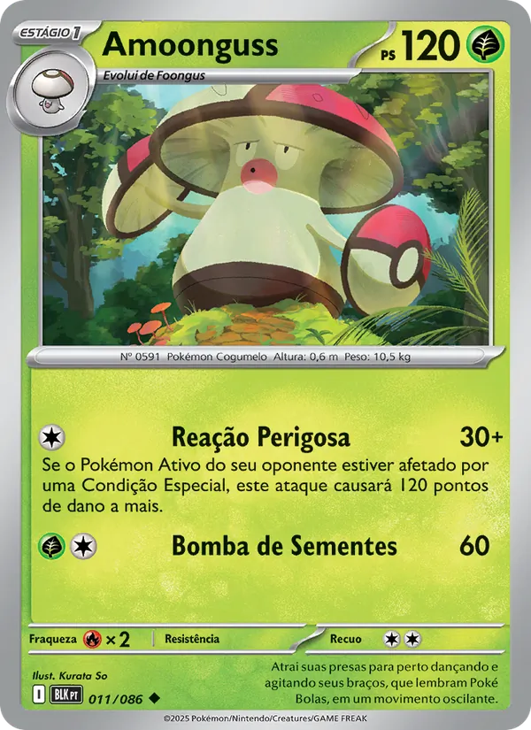 Amoonguss Raio Preto 011/86