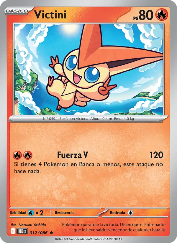 Victini Fulgor Negro 012/86