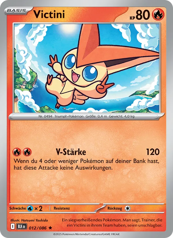 Victini Schwarze Blitze 012/86