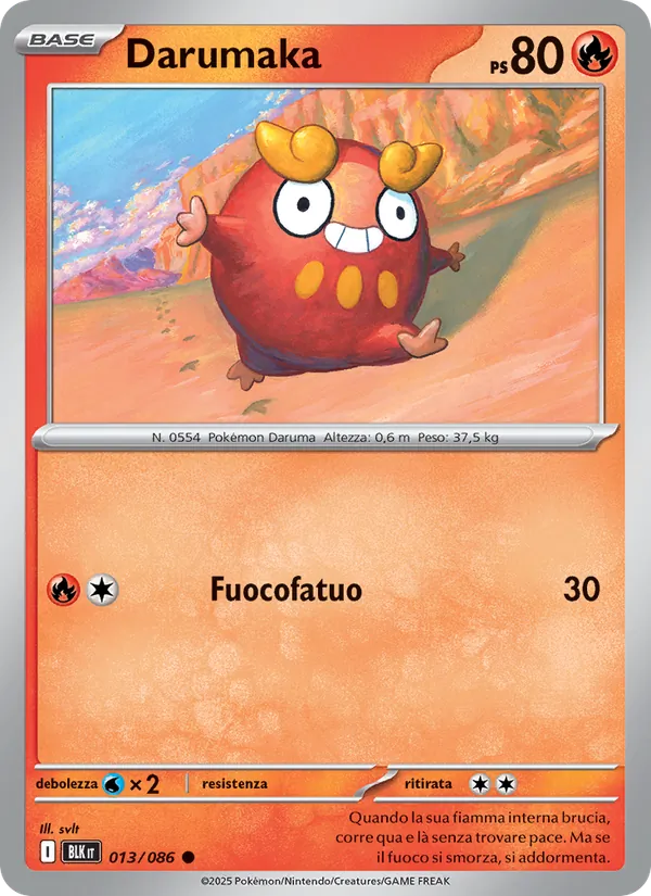Darumaka Luce Nera 013/86