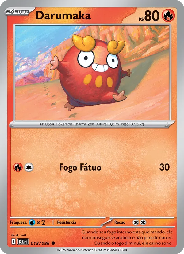 Darumaka Raio Preto 013/86