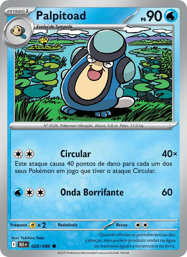 Palpitoad Raio Preto 020/86