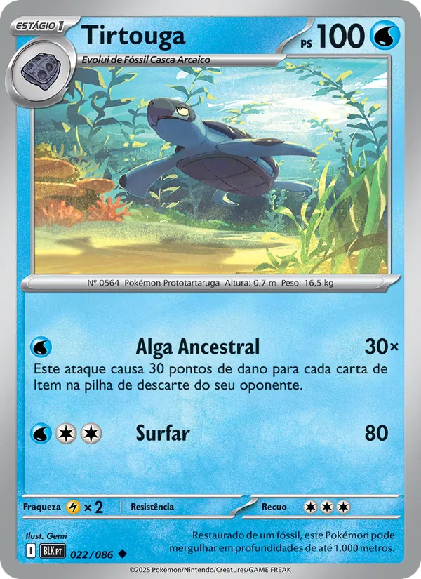 Tirtouga Raio Preto 022/86