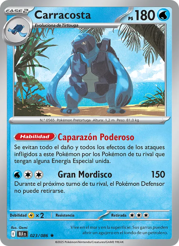 Carracosta Fulgor Negro 023/86
