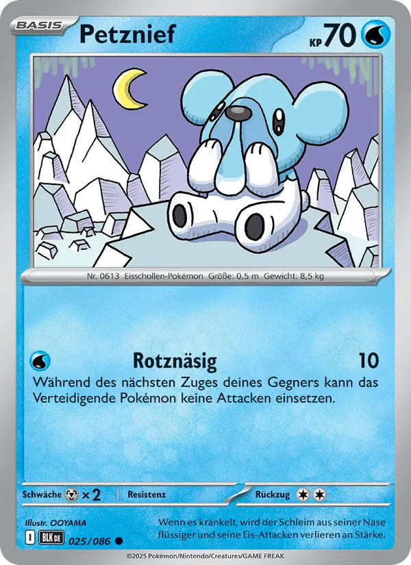 Petznief Schwarze Blitze 025/86
