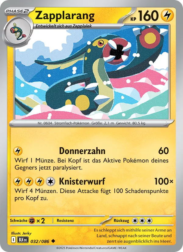 Zapplarang Schwarze Blitze 032/86