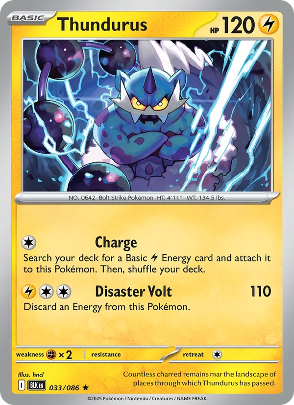 Thundurus Black Bolt 033/86