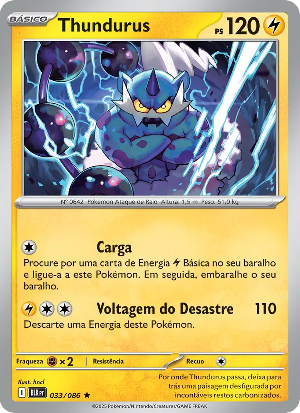 Thundurus Raio Preto 033/86