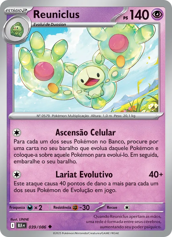 Reuniclus Raio Preto 039/86