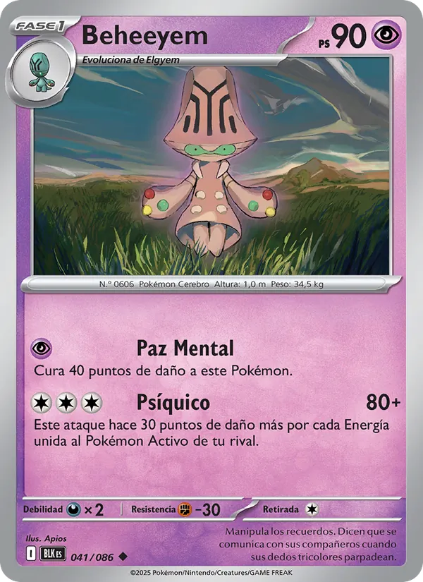 Beheeyem Fulgor Negro 041/86